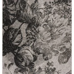 RugsX TEPPICH SIZAL FLOORLUX 20491 BLUMEN - 120 x 170 cm