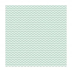 Bilderwelten No.YK38 ZickZack Muster Grün - 80 x 80 cm - Durchmesser: 80 cm