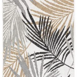 RugsX Teppich, LÀufer SISAL COOPER BlÀtter - 80 x 200 cm