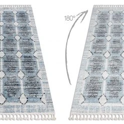 RugsX Modern Teppich BELLE BR22A beige / blau - 160 x 220 cm -Teppiche populaire boutique 6208c8e3710a408d82bb45bdee115c3b