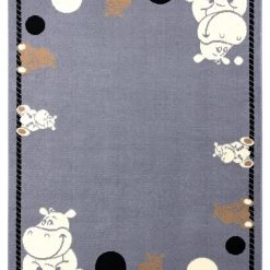 RugsX Teppich BCF FLASH Hippo 3993 - Nilpferd - 200 x 300 cm