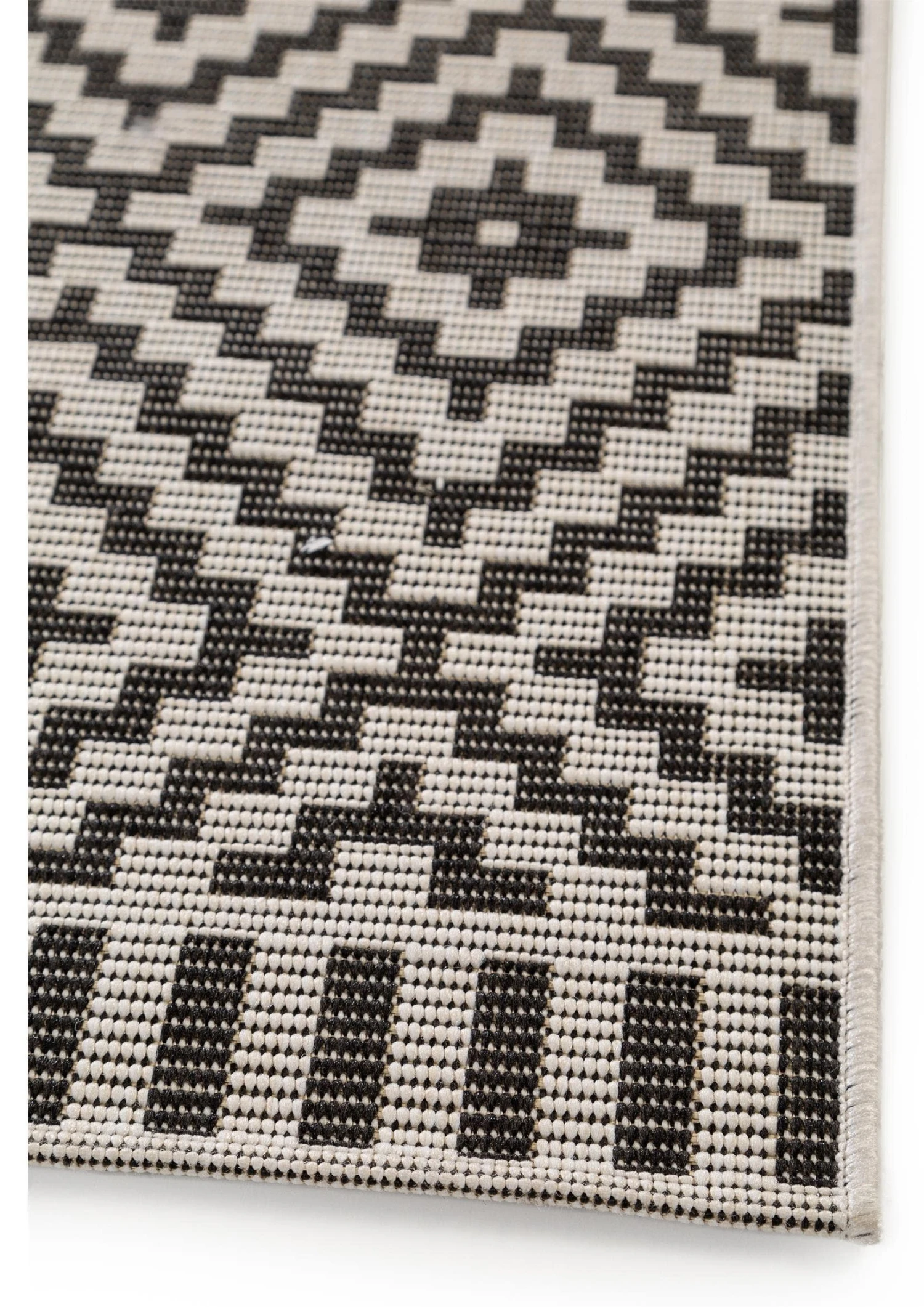 Benuta In- & Outdoor-Teppich Metro - Schwarz - Weiß 2 Benuta In- & Outdoor-Teppich Metro - Schwarz - Weiß – Bild 2