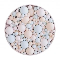 Bilderwelten Zarte Kreiskomposition in Pastell Rosa - 220 x 220 cm - Durchmesser: 220 cm