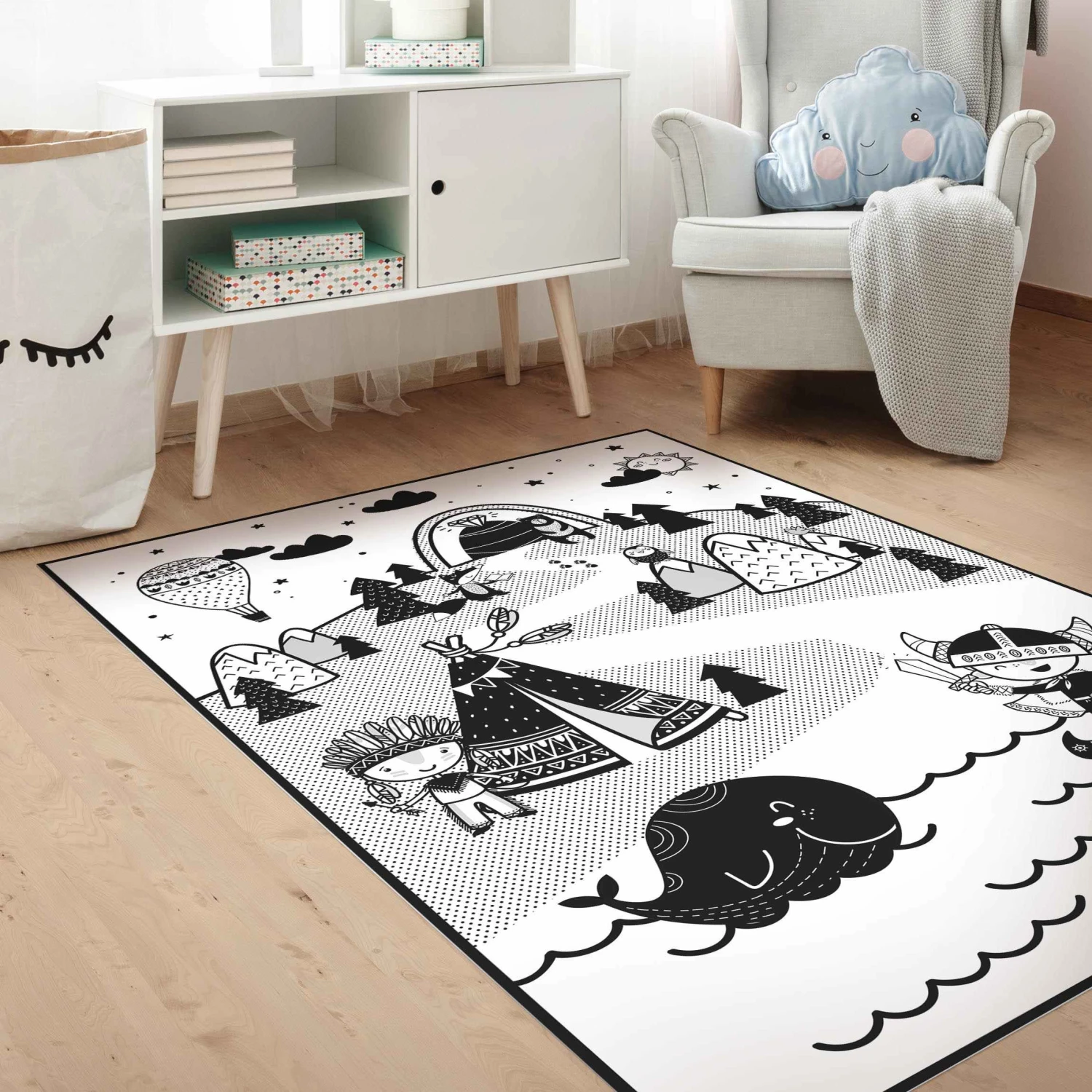 Bilderwelten Wikinger - Die Eroberung des Diamanten - 160 x 240 cm - Durchmesser: 240 cm 5 Bilderwelten Wikinger - Die Eroberung des Diamanten - 160 x 240 cm - Durchmesser: 240 cm – Bild 5