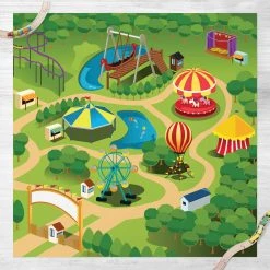 Bilderwelten Jahrmarkt - Los geht die Fahrt - 80 x 80 cm - Durchmesser: 80 cm 9 Bilderwelten Jahrmarkt - Los geht die Fahrt - 80 x 80 cm - Durchmesser: 80 cm -Teppiche populaire boutique 7cd5880a198a477eb8bb41433363c361