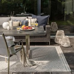Benuta In- & Outdoor-Teppich Metro - Grau - 140 x 200 cm -Teppiche populaire boutique 81ac80217f224b92a6c32b1ec88f11a6