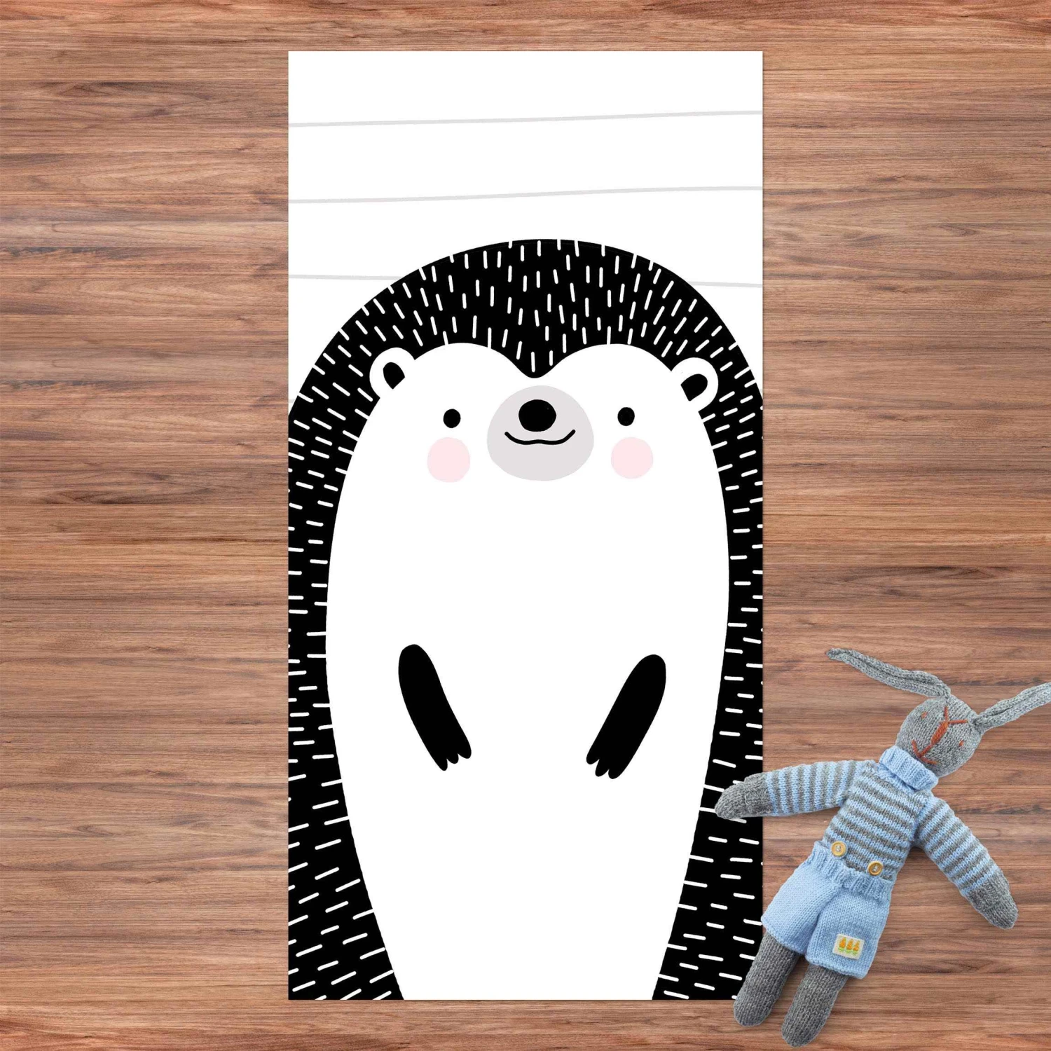 Bilderwelten Tierpark mit Mustern - Igel - 40 x 80 cm - Durchmesser: 80 cm 5 Bilderwelten Tierpark mit Mustern - Igel - 40 x 80 cm - Durchmesser: 80 cm – Bild 5