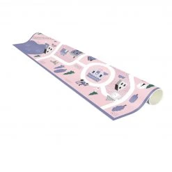 Bilderwelten Dorf - Ab aufs Land - 120 x 80 cm - Durchmesser: 80 cm -Teppiche populaire boutique 980831f6d1c94f12a5a0df3ced1b0d9e