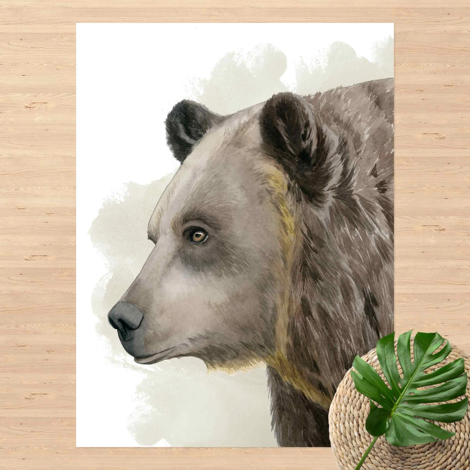 Bilderwelten Waldfreunde - Bär - 240 x 320 cm - Durchmesser: 320 cm 5 Bilderwelten Waldfreunde - Bär - 240 x 320 cm - Durchmesser: 320 cm – Bild 5