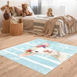 Bilderwelten Aquarell Schaf Türkis - 160 x 160 cm - Durchmesser: 160 cm 8 Bilderwelten Aquarell Schaf Türkis - 160 x 160 cm - Durchmesser: 160 cm -Teppiche populaire boutique a2793469bcf148e5a3ad072c7302a067