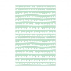 Bilderwelten Weiße Wolkenbänder im Grünen Himmel - 60 x 90 cm - Durchmesser: 90 cm