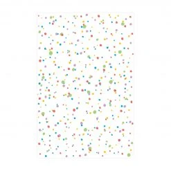 Bilderwelten Gezeichnete kleine Punkte Kunterbunt - 60 x 90 cm - Durchmesser: 90 cm