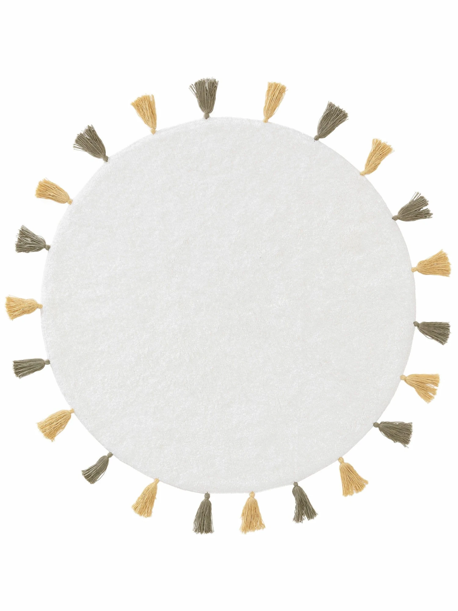 Benuta Kinderteppich Malu - Gelb - Grün - 120 x 120 cm - Durchmesser: 120 cm 1 Benuta Kinderteppich Malu - Gelb - Grün - 120 x 120 cm - Durchmesser: 120 cm