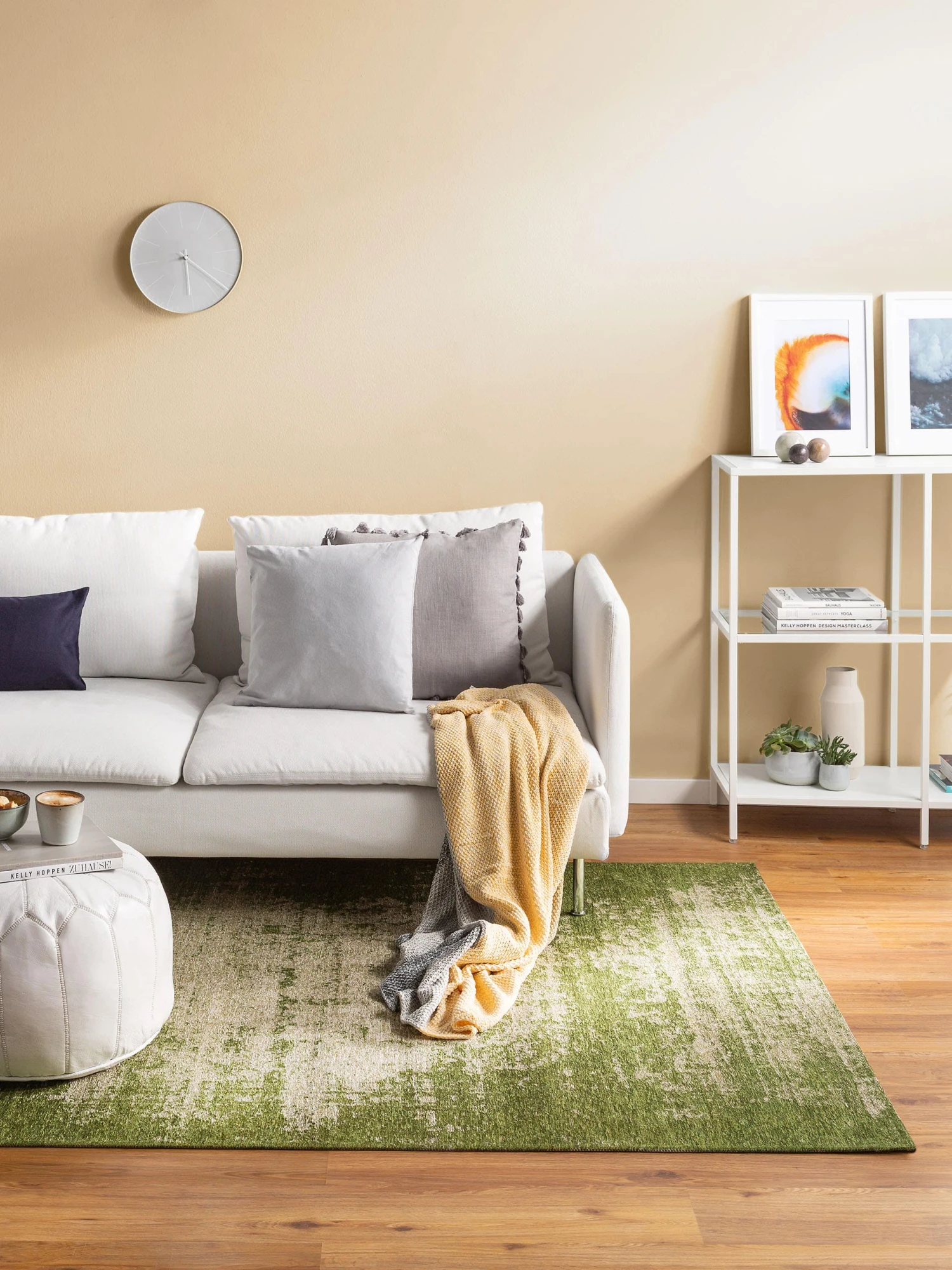 Benuta Flachgewebeteppich Tosca - Grün - 155 x 235 cm 2 Benuta Flachgewebeteppich Tosca - Grün - 155 x 235 cm – Bild 2