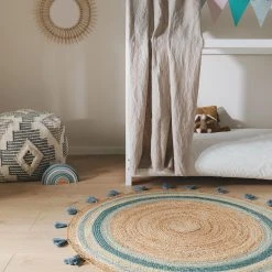 Benuta Kinderteppich Lovis - Türkis -Teppiche populaire boutique be8b74e4cc97441a907e9cfbf95bc2f5