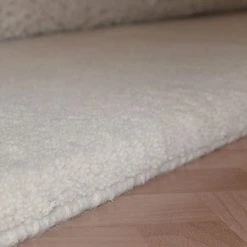 THEKO die markenteppiche Berberteppich Imaba Super - Schurwolle - Sand - Weiß - 170 x 240 cm -Teppiche populaire boutique berberteppich imaba super in vier groessen 90x160cm 4240232