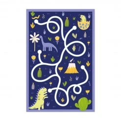 Bilderwelten Dinosaurier - Dinomama sucht ihr Baby - 60 x 90 cm - Durchmesser: 90 cm