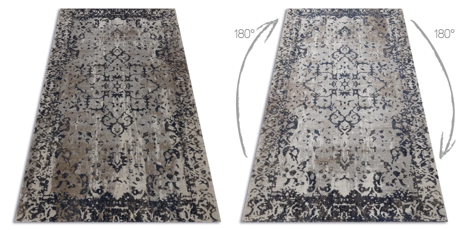 RugsX Modern Teppich MUNDO E0681 Ornament, - 80 x 250 cm 4 RugsX Modern Teppich MUNDO E0681 Ornament, - 80 x 250 cm – Bild 4