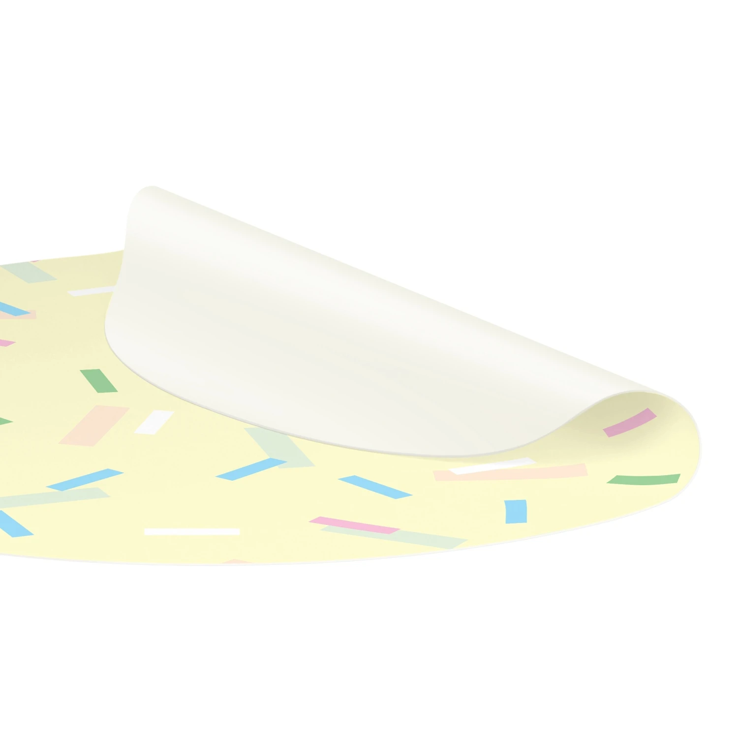 Bilderwelten Buntes Konfetti aus Pastellstreifen - 160 x 160 cm - Durchmesser: 160 cm 7 Bilderwelten Buntes Konfetti aus Pastellstreifen - 160 x 160 cm - Durchmesser: 160 cm – Bild 7