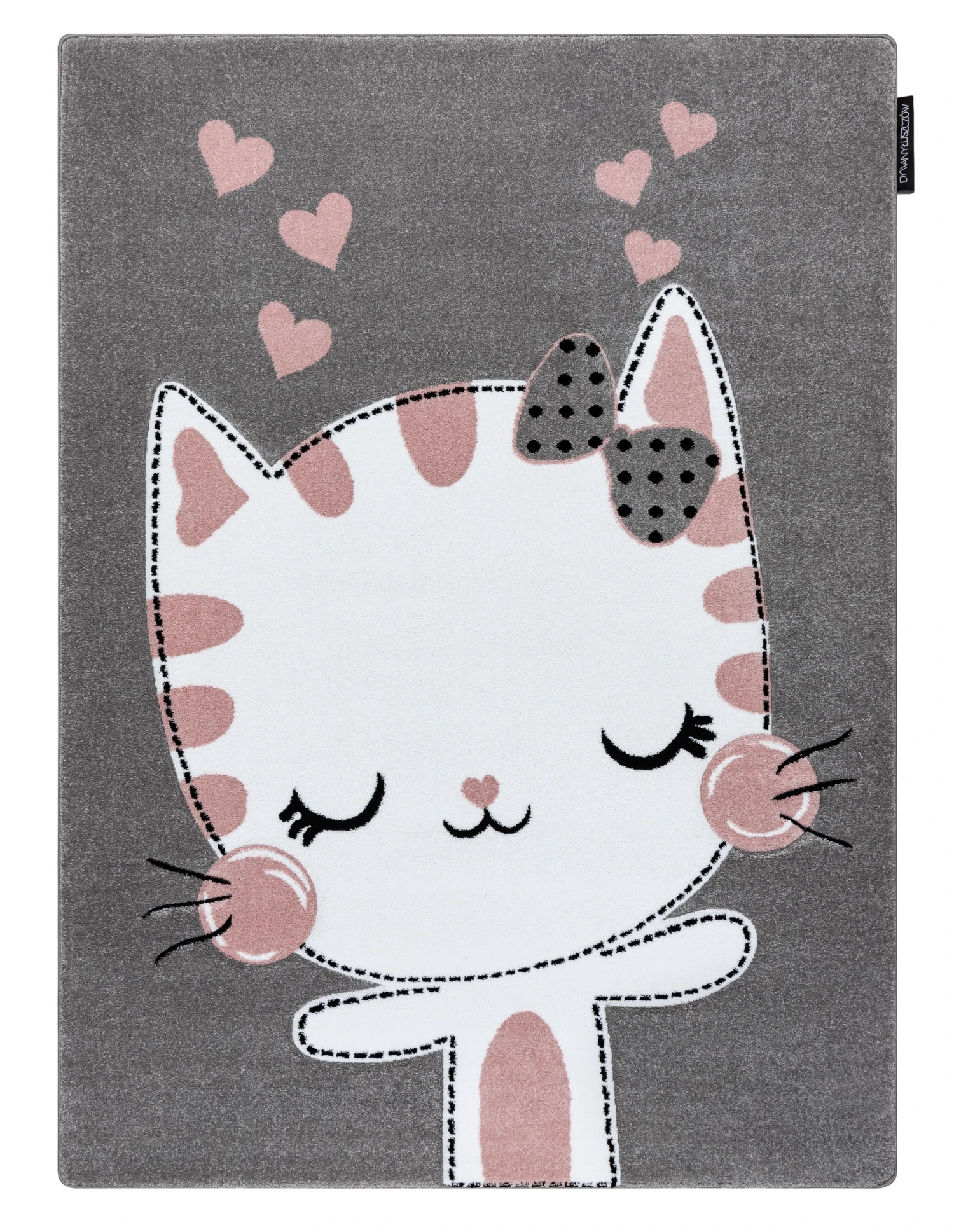 RugsX Kinderteppich PETIT KITTY KATZE grau - 140 x 190 cm 1 RugsX Kinderteppich PETIT KITTY KATZE grau - 140 x 190 cm