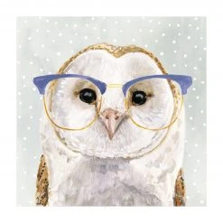 Bilderwelten Bebrillte Tiere - Eule - 200 x 200 cm - Durchmesser: 200 cm