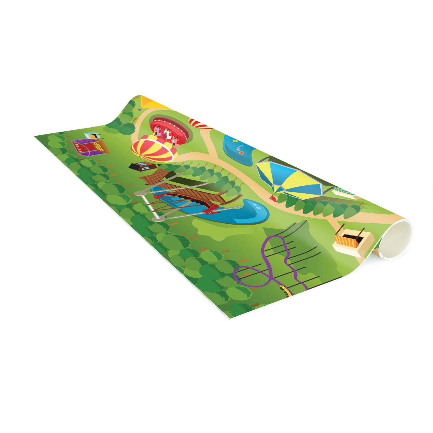 Bilderwelten Jahrmarkt - Los geht die Fahrt - 80 x 80 cm - Durchmesser: 80 cm 6 Bilderwelten Jahrmarkt - Los geht die Fahrt - 80 x 80 cm - Durchmesser: 80 cm – Bild 6