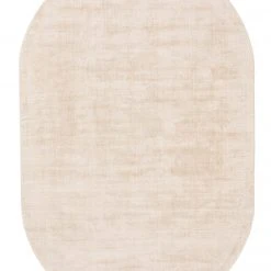 Benuta Viskoseteppich Oval Nova