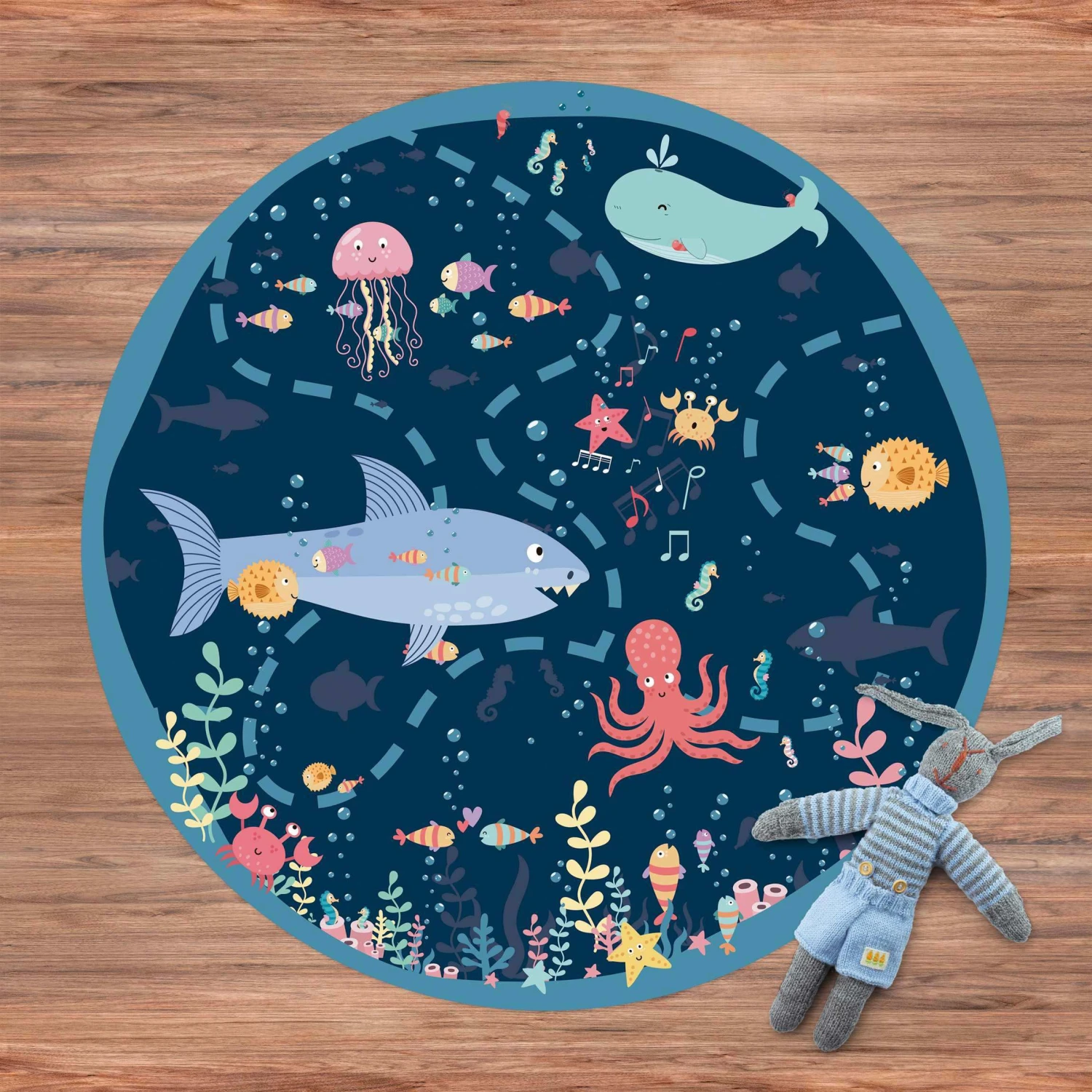 Bilderwelten Unterwasser - Auf Entdeckungstour - 80 x 80 cm - Durchmesser: 80 cm 5 Bilderwelten Unterwasser - Auf Entdeckungstour - 80 x 80 cm - Durchmesser: 80 cm – Bild 5