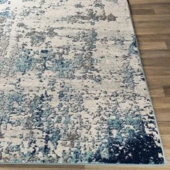 Surya Abstrakt-Teppich DUNKIRK - Blau - 200 x 274 cm -Teppiche populaire boutique e25d7796f79d400193bd068b8217265d