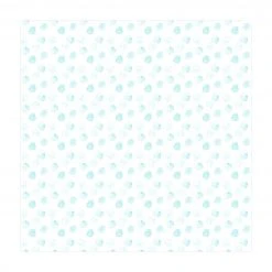 Bilderwelten Aquarell Punkte Türkis - 80 x 80 cm - Durchmesser: 80 cm