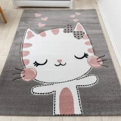 RugsX Kinderteppich PETIT KITTY KATZE grau - 140 x 190 cm 9 RugsX Kinderteppich PETIT KITTY KATZE grau - 140 x 190 cm -Teppiche populaire boutique e99e0909b7064b31858ac6f3c9c8686b