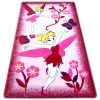 RugsX Teppich für Kinder HAPPY C224 rosa Fee - 240 x 330 cm