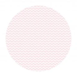 Bilderwelten No.YK37 ZickZack Muster Rosa - 80 x 80 cm - Durchmesser: 80 cm