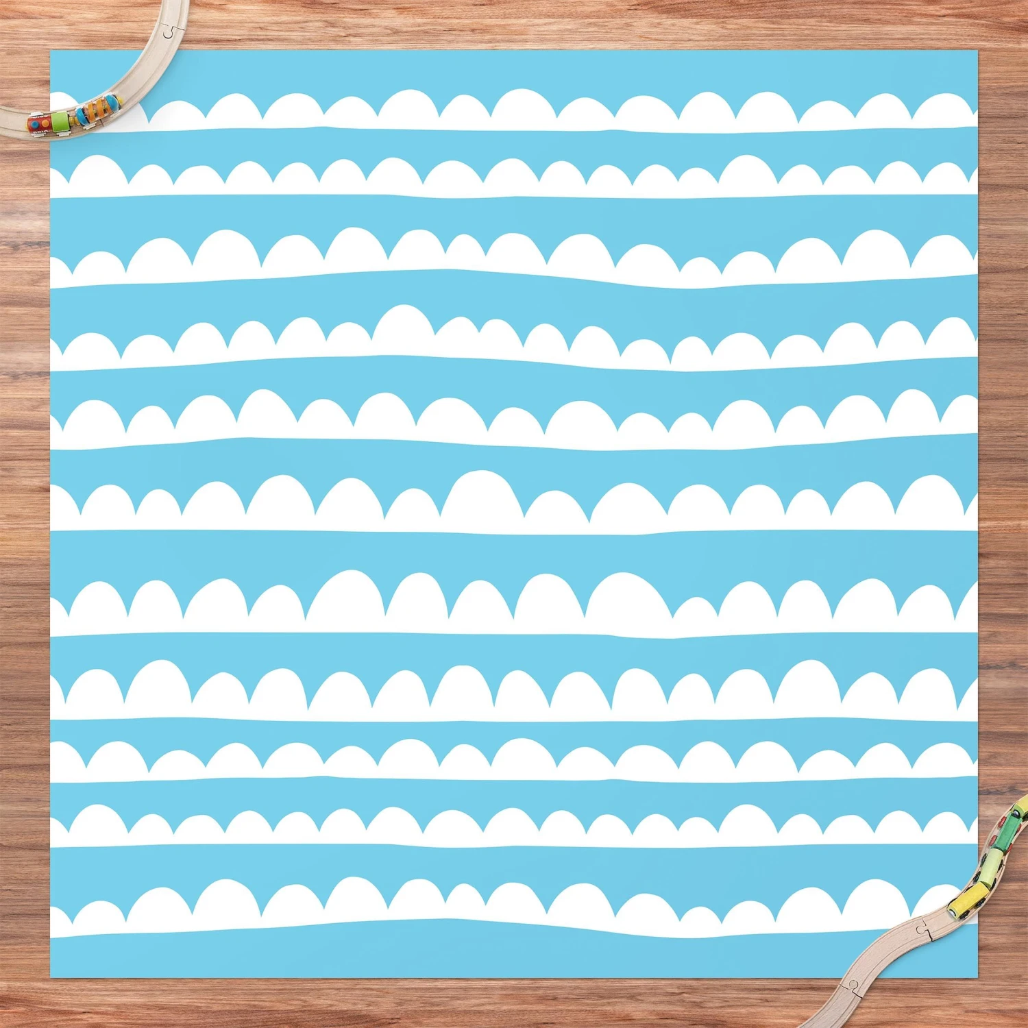 Bilderwelten Weiße Wolkenbänder im Blauen Himmel - 160 x 160 cm - Durchmesser: 160 cm 5 Bilderwelten Weiße Wolkenbänder im Blauen Himmel - 160 x 160 cm - Durchmesser: 160 cm – Bild 5