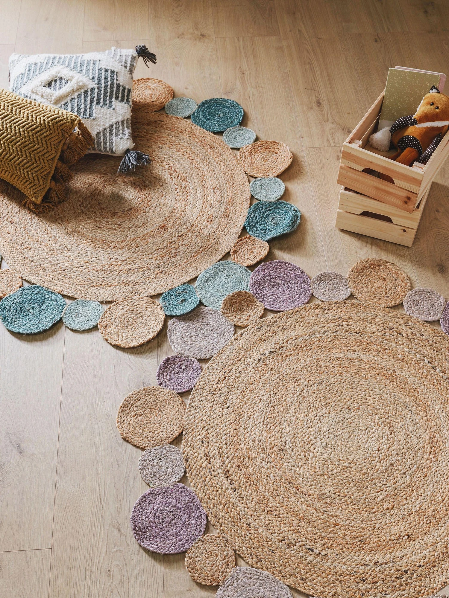 Benuta Kinderteppich Bubbles - Türkis 5 Benuta Kinderteppich Bubbles - Türkis – Bild 5