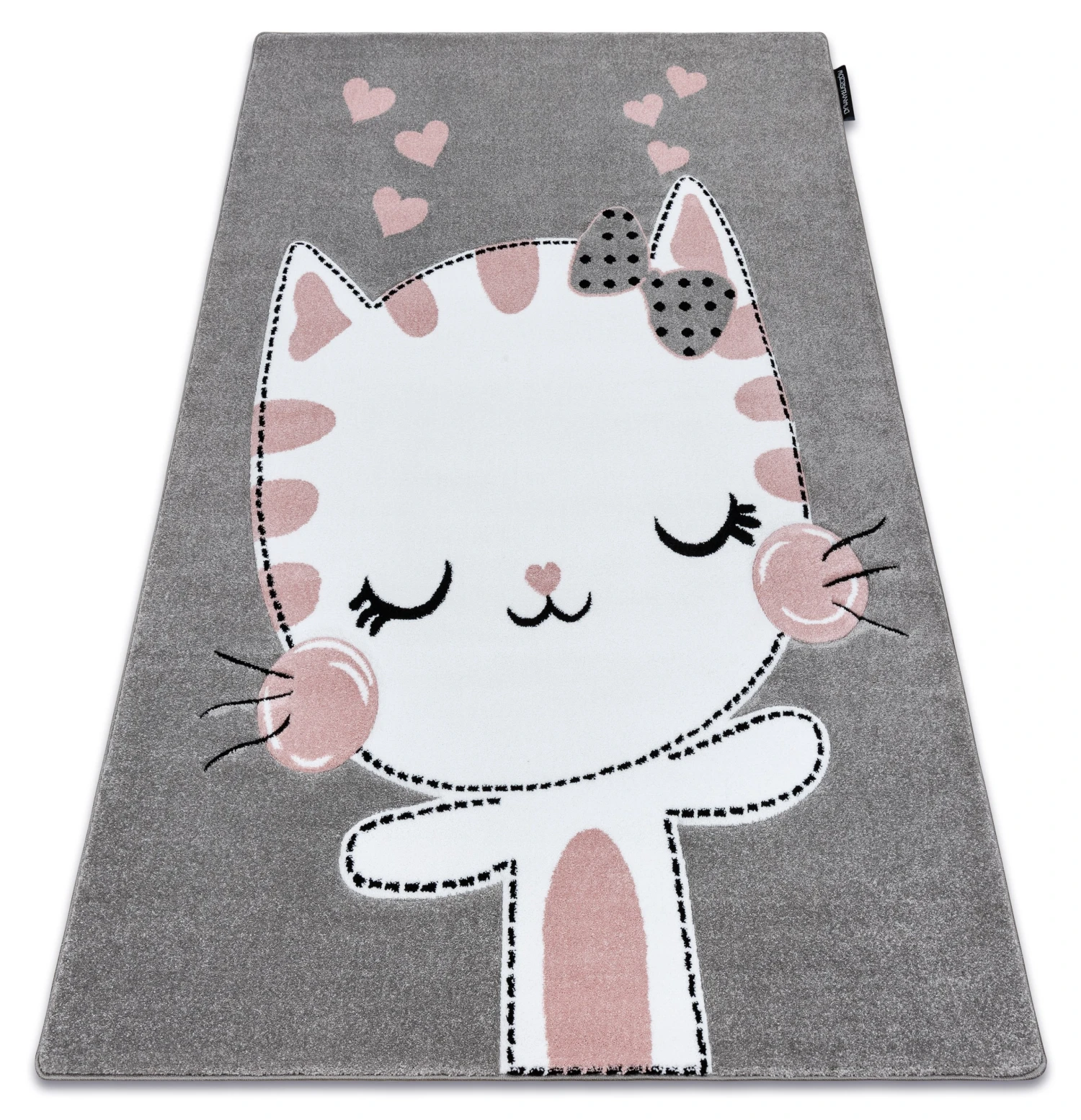 RugsX Kinderteppich PETIT KITTY KATZE grau - 140 x 190 cm 2 RugsX Kinderteppich PETIT KITTY KATZE grau - 140 x 190 cm – Bild 2