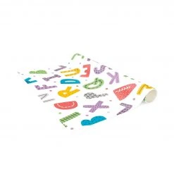 Bilderwelten Alphabet mit Herzen und Punkten in Bunt - 40 x 80 cm - Durchmesser: 80 cm -Teppiche populaire boutique f78e9c62739b45ef94af4962ec264a3c