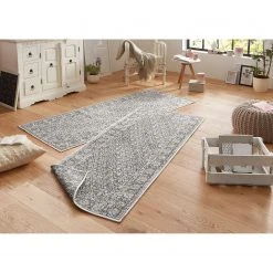 Northrugs In-/Outdoorläufer Curacao - Grau - 80 x 250 cm 8 Northrugs In-/Outdoorläufer Curacao - Grau - 80 x 250 cm -Teppiche populaire boutique in outdoorlaeufer curacao kunstfaser grau creme 80 x 250 cm 4811916