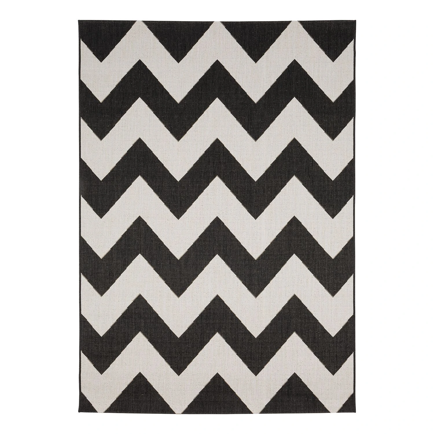 Eva Padberg Collection In-/Outdoorteppich Essenza - Schwarz / Creme - 140 x 200 cm 1 Eva Padberg Collection In-/Outdoorteppich Essenza - Schwarz / Creme - 140 x 200 cm