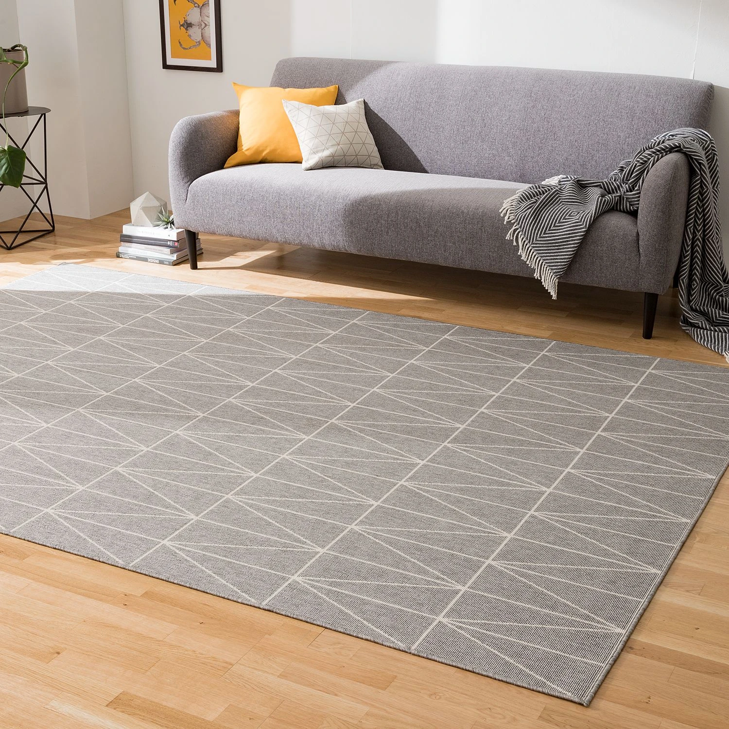 Top Square In-/Outdoorteppich Kiel - Kunstfaser - Platin - 160 x 230 cm 2 Top Square In-/Outdoorteppich Kiel - Kunstfaser - Platin - 160 x 230 cm – Bild 2