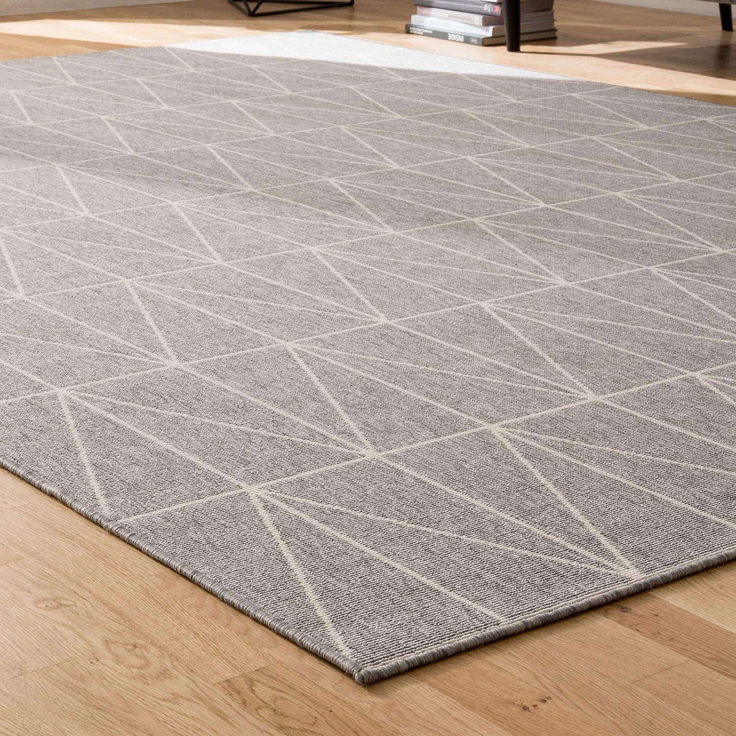 Top Square In-/Outdoorteppich Kiel - Kunstfaser - Platin - 160 x 230 cm 4 Top Square In-/Outdoorteppich Kiel - Kunstfaser - Platin - 160 x 230 cm – Bild 4