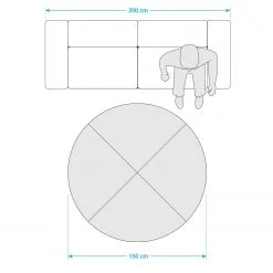 Top Square Juteteppich Luxor - Jute - Beige / Rosa -Teppiche populaire boutique juteteppich duba jute beige schwarz 150 cm 5184408 4