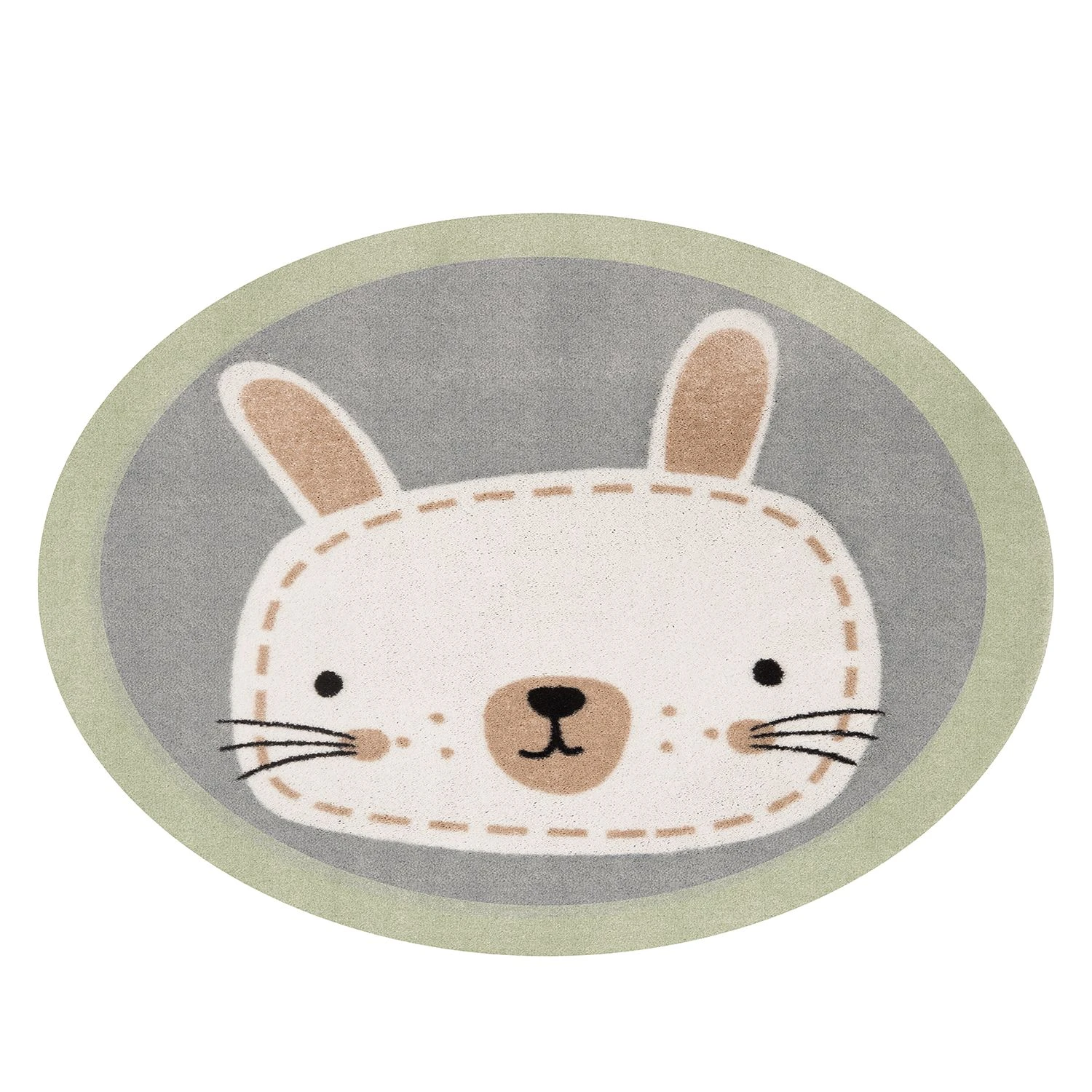 Zala Living Kinderteppich Ninos Bunny - Kunstfaser - Creme / Grau 2 Zala Living Kinderteppich Ninos Bunny - Kunstfaser - Creme / Grau – Bild 2