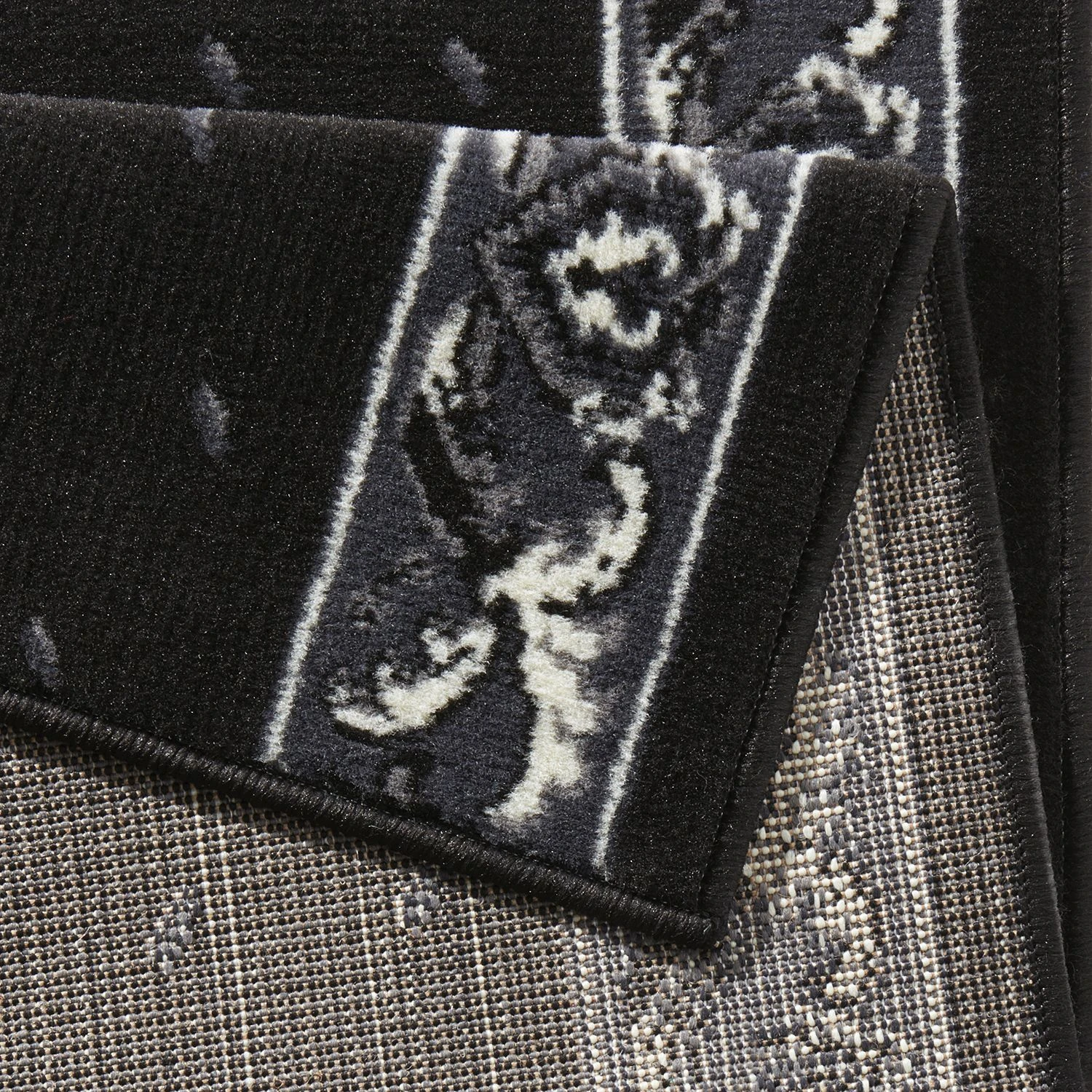 Hanse Home Läufer Floret - Schwarz - 80 x 200 cm 4 Hanse Home Läufer Floret - Schwarz - 80 x 200 cm – Bild 4