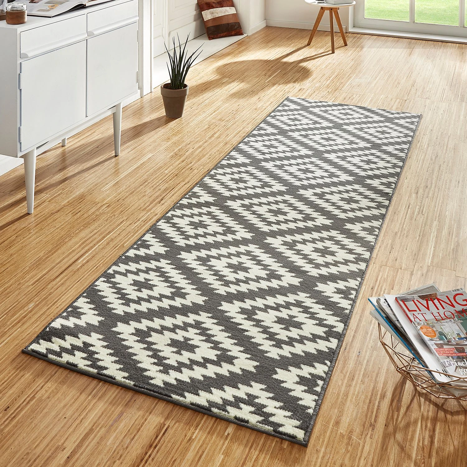 Hanse Home Läufer Nordic - Grau - 80 x 200 cm 2 Hanse Home Läufer Nordic - Grau - 80 x 200 cm – Bild 2