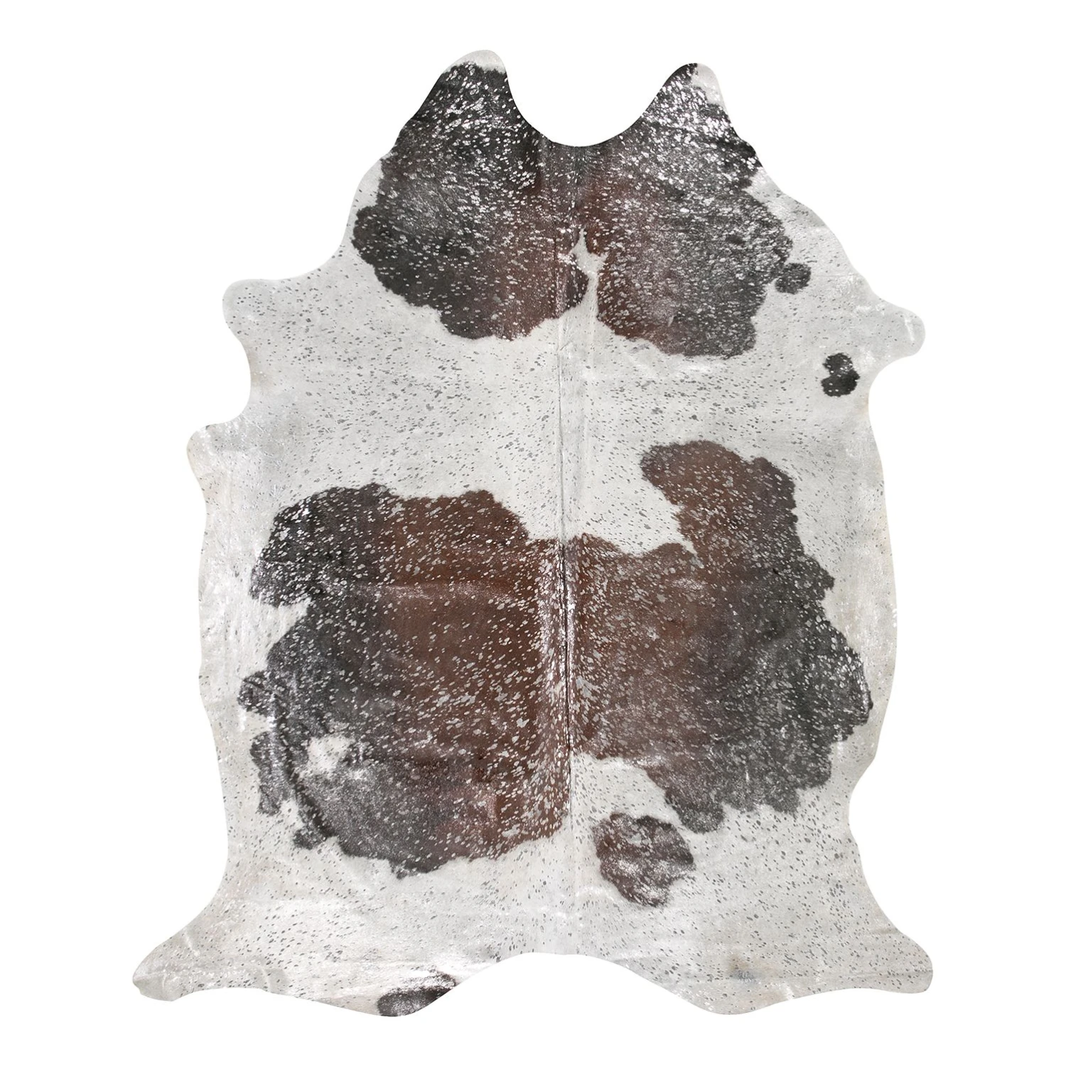 Top Square Rinderfell de Luxe - Weiß / Schwarz 2 Top Square Rinderfell de Luxe - Weiß / Schwarz – Bild 2