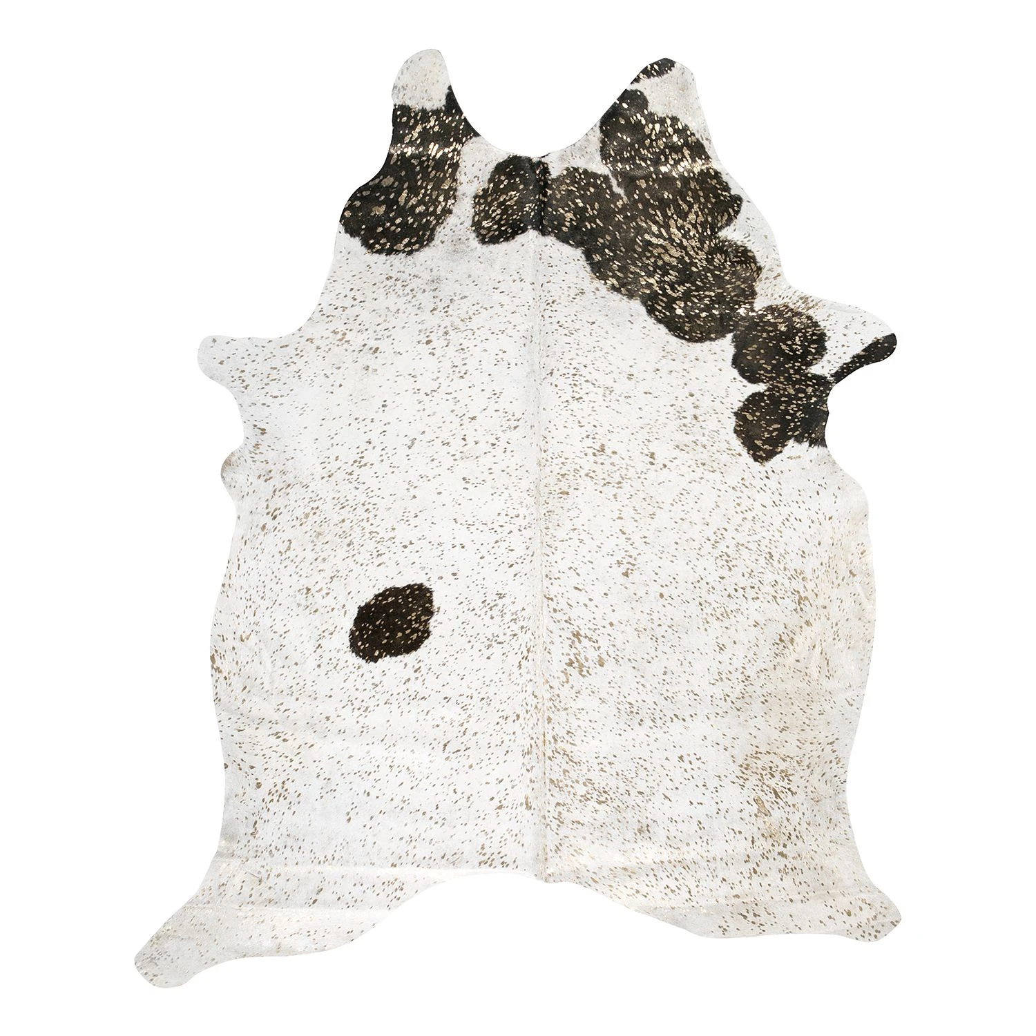 Top Square Rinderfell de Luxe - Weiß / Schwarz 3 Top Square Rinderfell de Luxe - Weiß / Schwarz – Bild 3