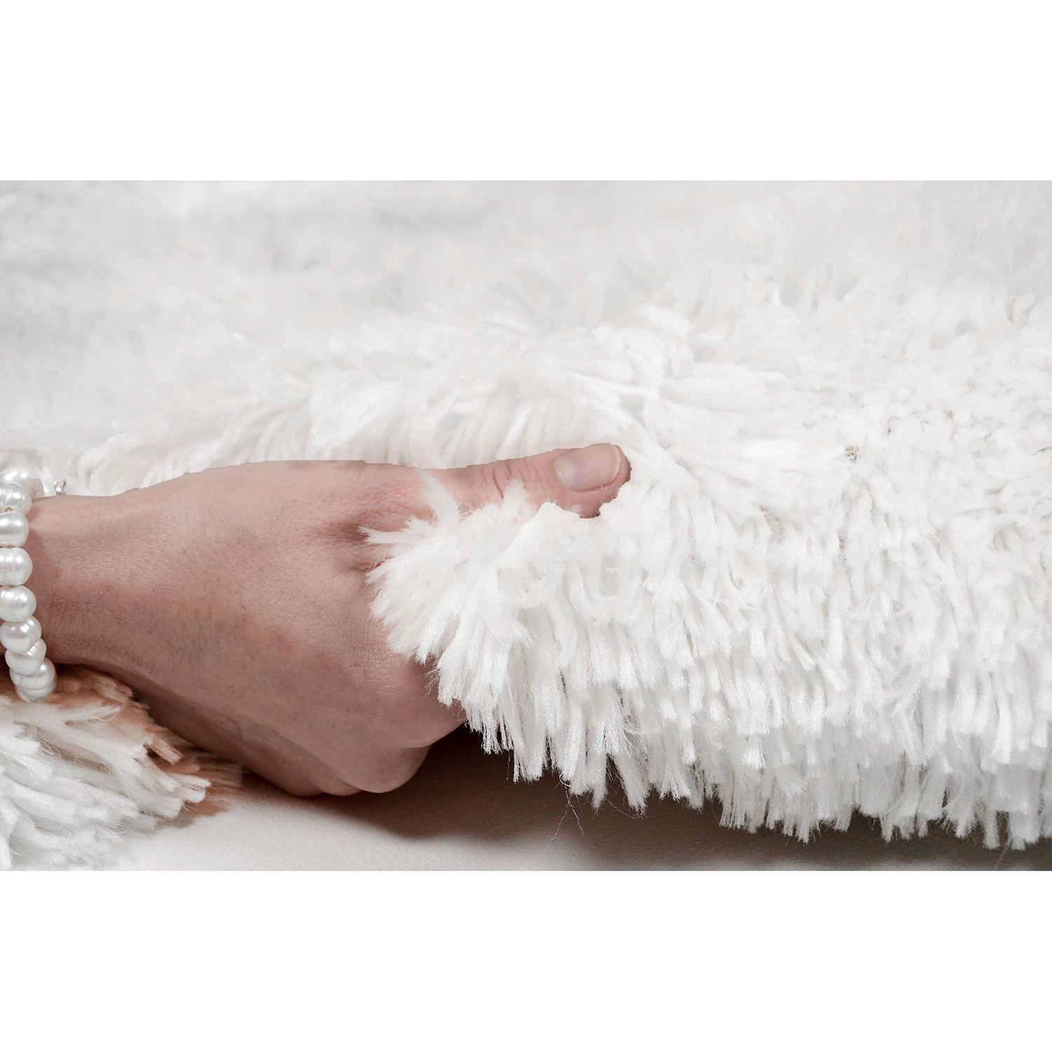 Tom Tailor Teppich Flocatic Uni (handgetuftet) - Weiß - 160 x 230 cm 5 Tom Tailor Teppich Flocatic Uni (handgetuftet) - Weiß - 160 x 230 cm – Bild 5