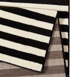 Hanse Home Teppich Panel - Schwarz / Creme - 160 x 230 cm -Teppiche populaire boutique teppich panel kunstfaser schwarz creme 80 x 150 cm 3763740