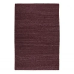 Esprit Home Teppich Rainbow Kelim handgewebt - Baumwolle - Bordeaux - 130 x 190 cm